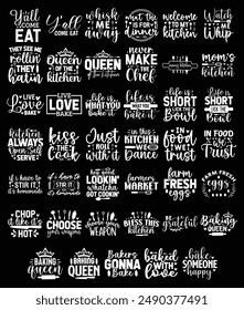 Kitchen Quotes Set Design Bundle
