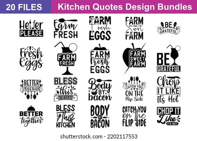Kitchen Quotes svg Bundle. Quotes about Kitchen, Kitchen cut files Bundle of 20 svg eps Files for Cutting Machines Cameo Cricut, Kitchen Quotes svg