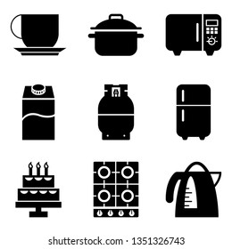 Kitchen Related Icon Set