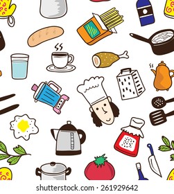 kitchen related object background