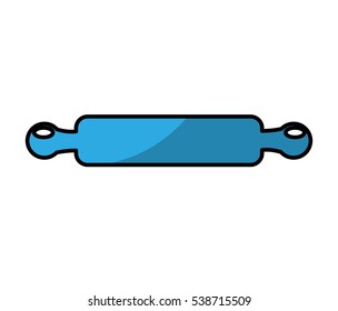 kitchen roller isolated icon vector illustration design
