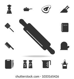 Kitchen rolling pin icon. Set of Chef and kitchen  element icons. Premium quality graphic design. Signs and symbols collection icon for websites, web design, mobile app on white background