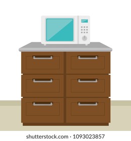 kitchen room scene icons