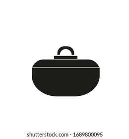 cacerola de cocina sobre fondo blanco