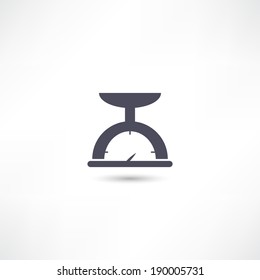kitchen scale icon