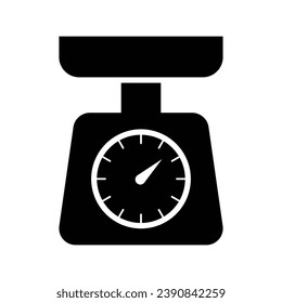 Kitchen scale icon design, illustration design