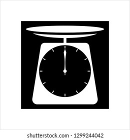 Kitchen Scale Icon Design Vector Art Illustration