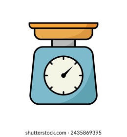 Kitchen Scale Icon vector Design illustration