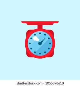 kitchen scale vector icon