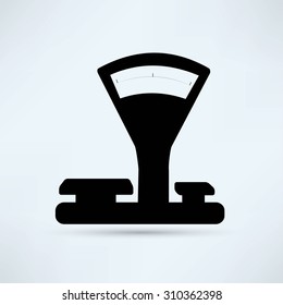 Kitchen scales icon