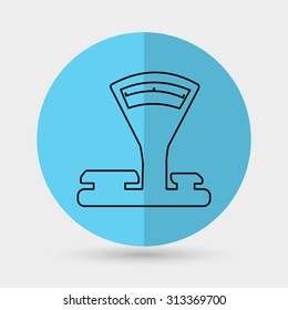 Kitchen scales icon