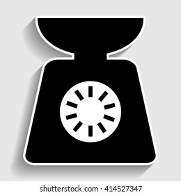 Kitchen scales icon