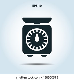 kitchen scales icon