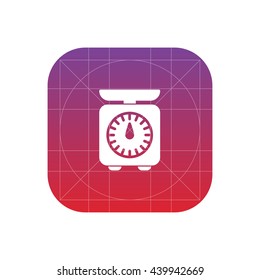 kitchen scales icon