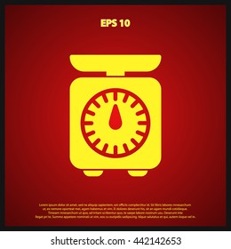 kitchen scales icon