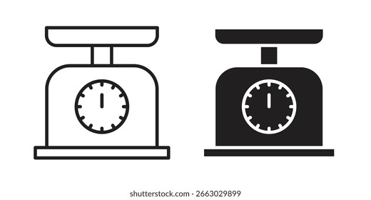 Básculas de cocina icono de Vector elemento de diseño logo Plantilla