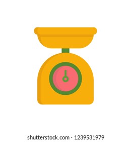 kitchen scales icon vector flat design