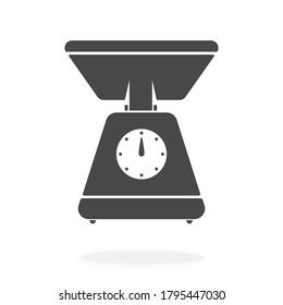 Icono de escalas de cocina - Ilustración vectorial