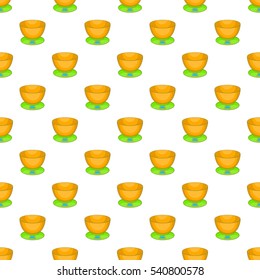 Kitchen scales pattern. Cartoon illustration of kitchen scales vector pattern for web