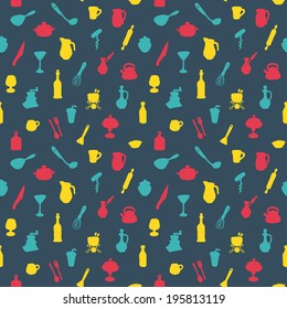 Kitchen seamless background