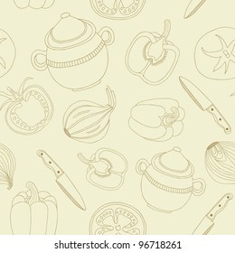 kitchen seamless background