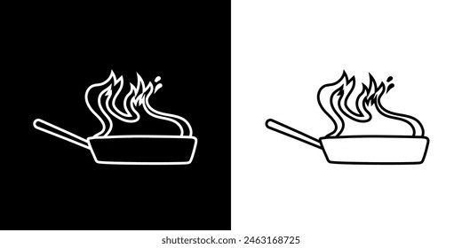 Kitchen set. Cooking tools. Image of cooking utensils. Image of kitchen tools. Black logo. Silhouette logo