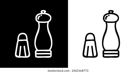 Kitchen set. Cooking tools. Image of cooking utensils. Image of kitchen tools. Black logo. Silhouette logo