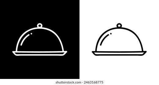 Kitchen set. Cooking tools. Image of cooking utensils. Image of kitchen tools. Black logo. Silhouette logo