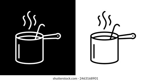 Kitchen set. Cooking tools. Image of cooking utensils. Image of kitchen tools. Black logo. Silhouette logo