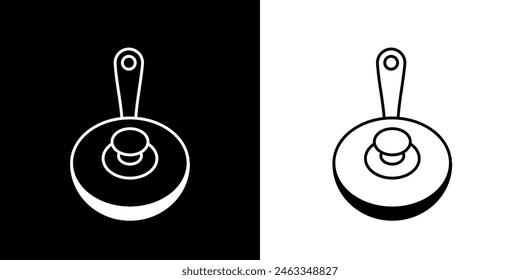 Kitchen set. Cooking tools. Image of cooking utensils. Image of kitchen tools. Black logo. Silhouette logo.