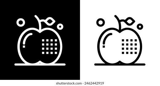 Kitchen set. Cooking tools. Restaurant. Silhouette image. Black image.