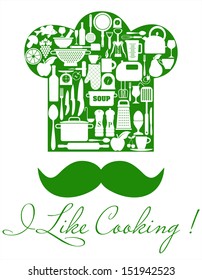 Kitchen set icon.