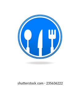 Kitchen set icon cookery