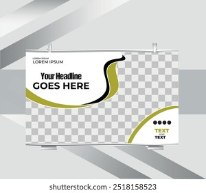 Kitchen setup layout billboard banner design template