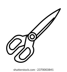 kitchen shears icon in line style