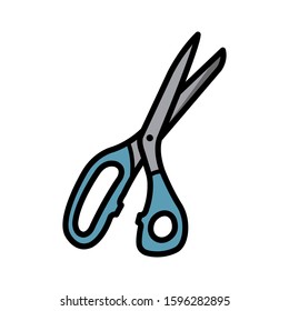 kitchen shears - scissor icon vector design template