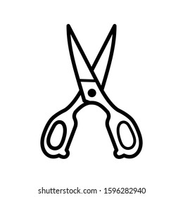 kitchen shears - scissor icon vector design template