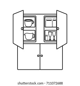 kitchen shelves icon 