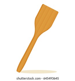 Kitchen shovel, wood texture