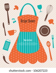 kitchen shower. vector illustration