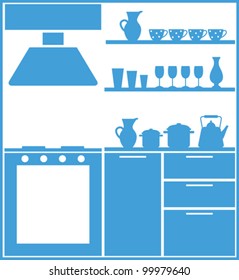 Kitchen silhouette