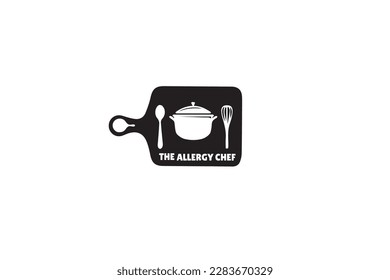 KITCHEN SILHOUETTE LOGO AND CHEF LOGO