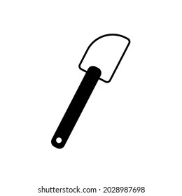 Kitchen Silicon Paddle Icon Vector