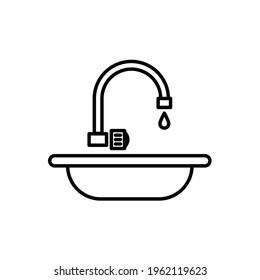 Kitchen sink icon, eps 10