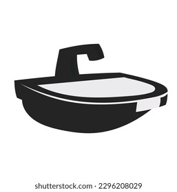 Kitchen sink icon. Isometric of Kitchen sink vector icon for web design isolated on white background