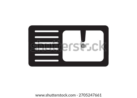 Kitchen Sink icon vector illustration black and white.