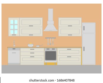 Kitchen Drawing Images, Stock Photos & Vectors | Shutterstock