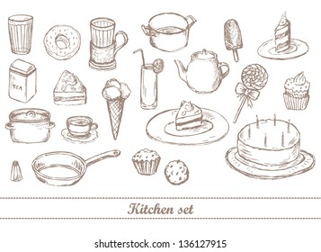 Kitchen Sketch Set 260nw 136127915 