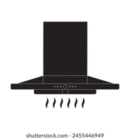 Kitchen smoke exhauster icon vector illustration symbol design