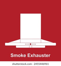 Kitchen smoke exhauster icon vector illustration symbol design